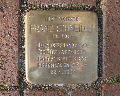 Blumenplatz 4 - Franz Schneider