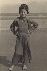 Rosemarie Kann 1941 Zandvoort