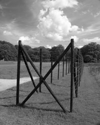 Zaun im Durchgangslager Westerbork