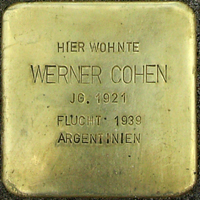 Stolperstein Werner Cohen