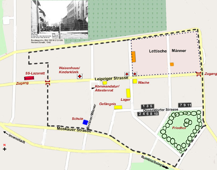 Karte Riga Ghetto