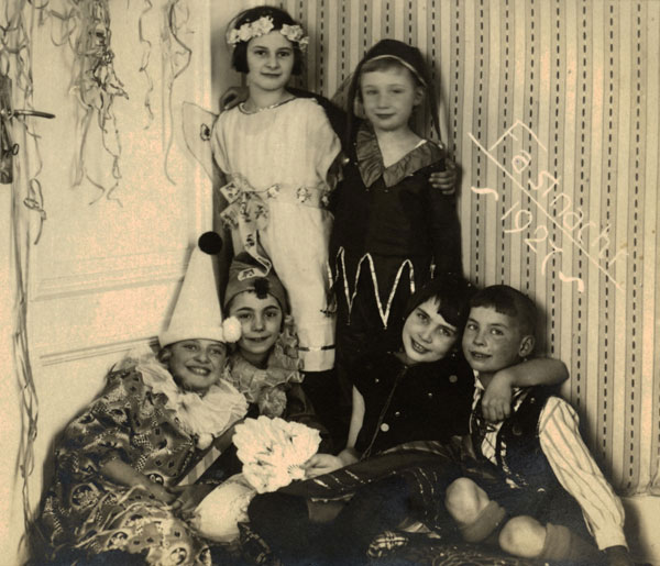 Fastnacht 1927 bei der Familie Sternefeld