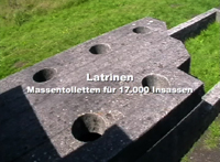 Latrinen in Westerbork